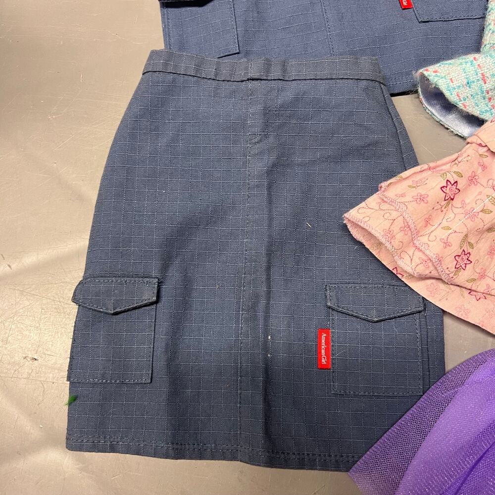 American Girl Doll Skirt Shorts Clothes Lot of 10 - Picture 5 of 7